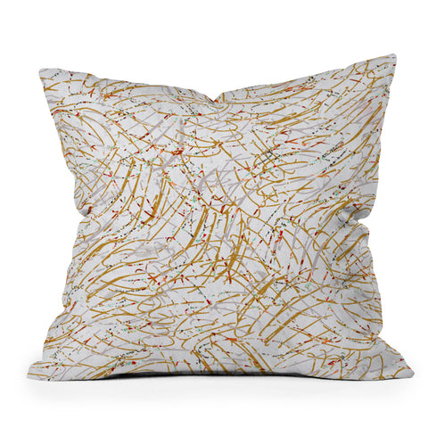 Marta Barragan Camarasa Abstract strokes Throw Pillow