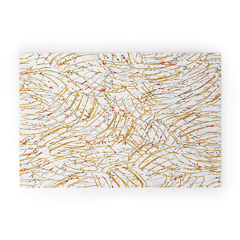 Marta Barragan Camarasa Abstract strokes Welcome Mat