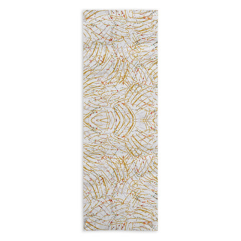 Marta Barragan Camarasa Abstract strokes Yoga Towel