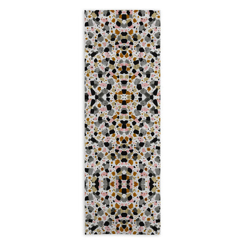 Marta Barragan Camarasa Abstract terrazzo pattern I Yoga Towel