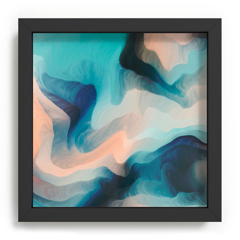 Marta Barragan Camarasa Abstract tidal waves Recessed Framing Square