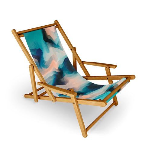 Marta Barragan Camarasa Abstract tidal waves Sling Chair