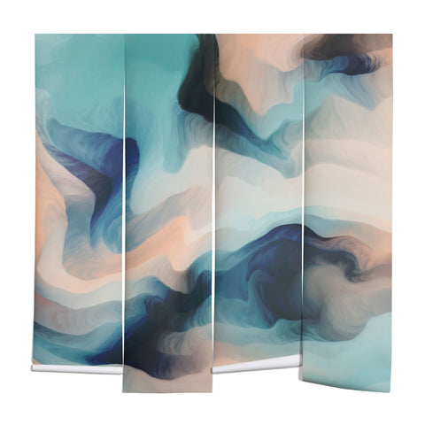 Marta Barragan Camarasa Abstract tidal waves Wall Mural
