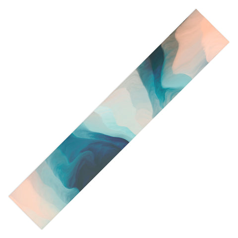 Marta Barragan Camarasa Abstract tidal waves Table Runner