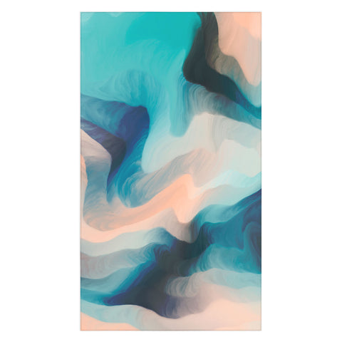 Marta Barragan Camarasa Abstract tidal waves Tablecloth