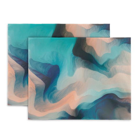 Marta Barragan Camarasa Abstract tidal waves Placemat