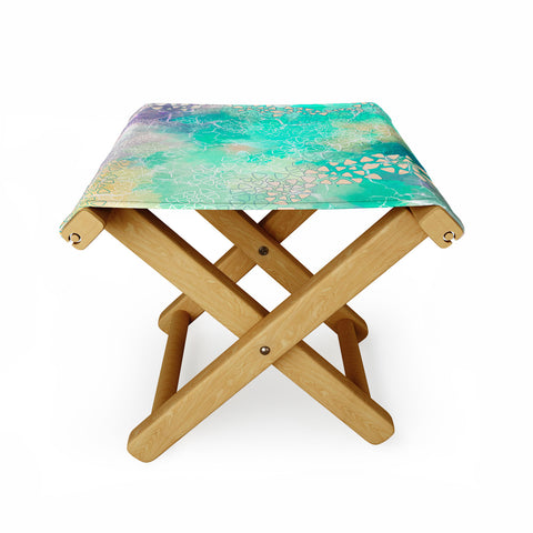 Marta Barragan Camarasa Abstract triangles on marble Folding Stool