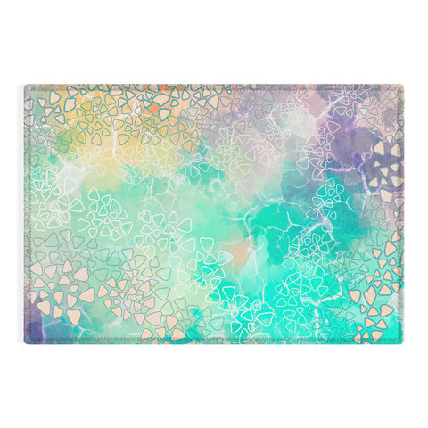 Marta Barragan Camarasa Abstract triangles on marble Outdoor Rug