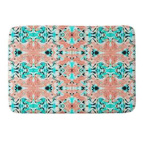 Marta Barragan Camarasa Abstract tribal indian pattern II Memory Foam Bath Mat