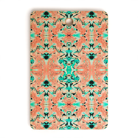 Marta Barragan Camarasa Abstract tribal indian pattern II Cutting Board Rectangle