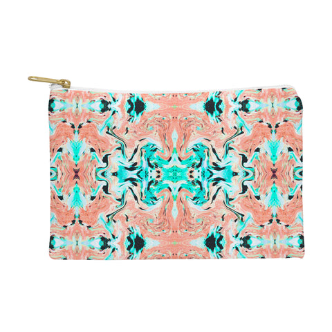 Marta Barragan Camarasa Abstract tribal indian pattern II Pouch