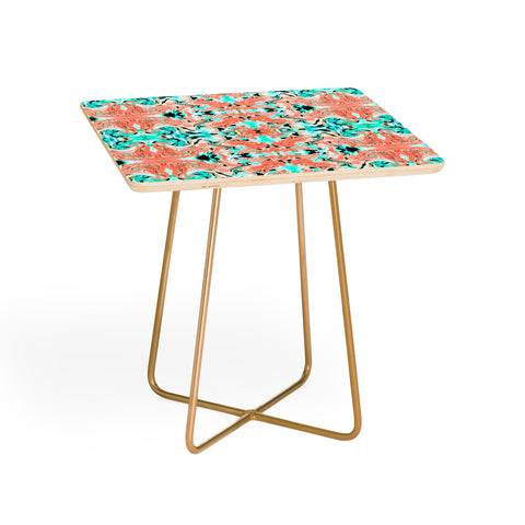 Marta Barragan Camarasa Abstract tribal indian pattern II Side Table