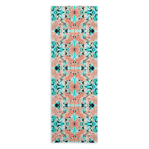 Marta Barragan Camarasa Abstract tribal indian pattern II Yoga Towel