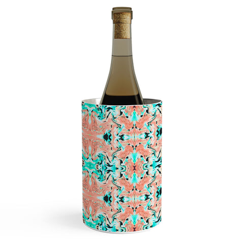 Marta Barragan Camarasa Abstract tribal indian pattern II Wine Chiller
