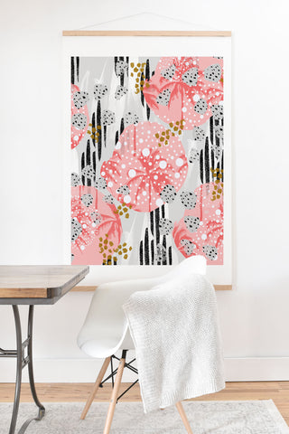 Marta Barragan Camarasa Abstract Tropical Art Print And Hanger