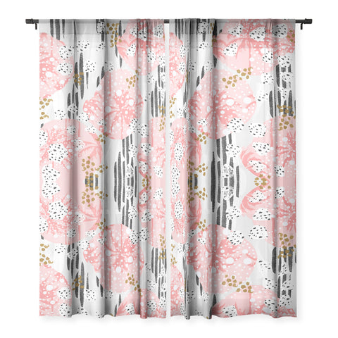 Marta Barragan Camarasa Abstract Tropical Sheer Non Repeat