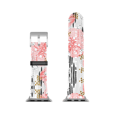 Marta Barragan Camarasa Abstract Tropical Apple Watch Band