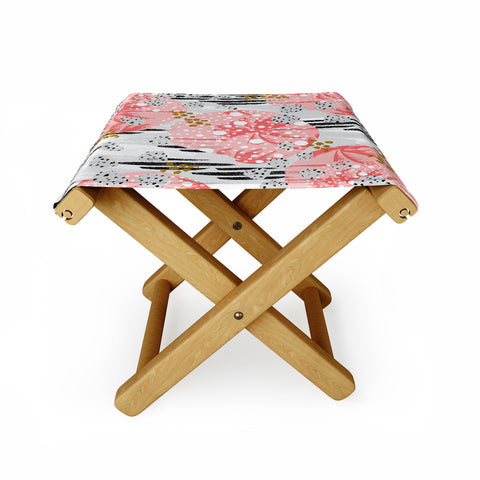 Marta Barragan Camarasa Abstract Tropical Folding Stool