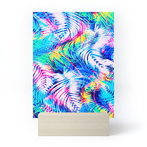 Marta Barragan Camarasa Abstract tropical glitches Mini Art Print