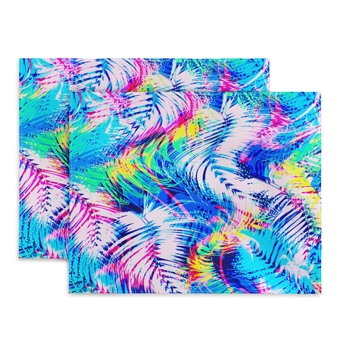 Marta Barragan Camarasa Abstract tropical glitches Placemat