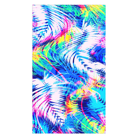 Marta Barragan Camarasa Abstract tropical glitches Tablecloth