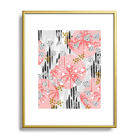 Marta Barragan Camarasa Abstract Tropical Metal Framed Art Print