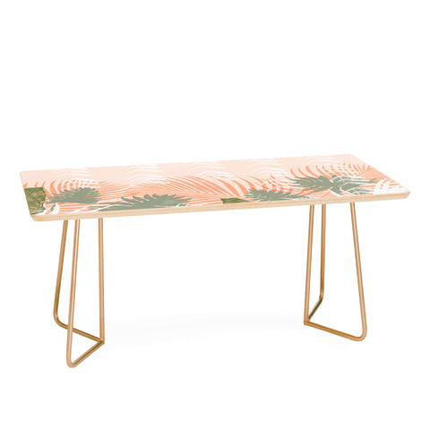 Marta Barragan Camarasa Abstract tropical plants pastel Coffee Table