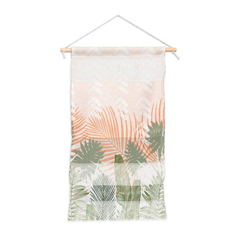 Marta Barragan Camarasa Abstract tropical plants pastel Wall Hanging Portrait