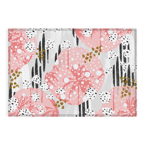 Marta Barragan Camarasa Abstract Tropical Outdoor Rug