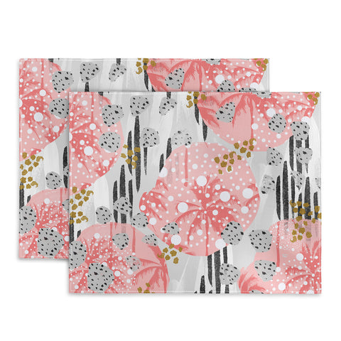 Marta Barragan Camarasa Abstract Tropical Placemat