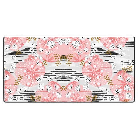 Marta Barragan Camarasa Abstract Tropical Desk Mat