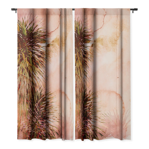 Marta Barragan Camarasa Abstract watercolor palms Blackout Non Repeat