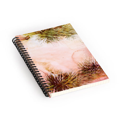 Marta Barragan Camarasa Abstract watercolor palms Spiral Notebook