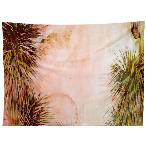 Marta Barragan Camarasa Abstract watercolor palms Tapestry