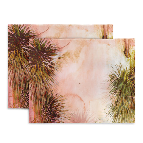 Marta Barragan Camarasa Abstract watercolor palms Placemat