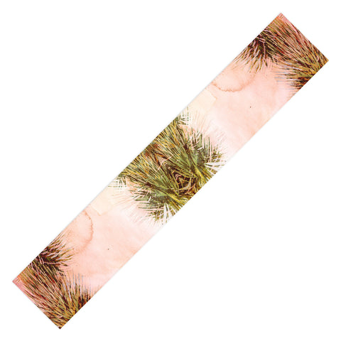 Marta Barragan Camarasa Abstract watercolor palms Table Runner