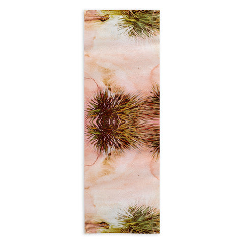 Marta Barragan Camarasa Abstract watercolor palms Yoga Towel