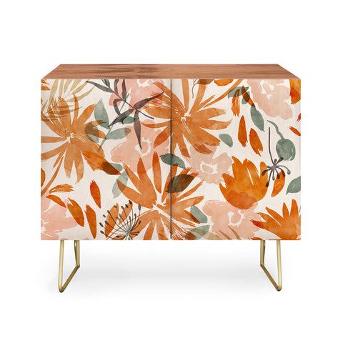 Marta Barragan Camarasa Abstract wild garden 87 Credenza