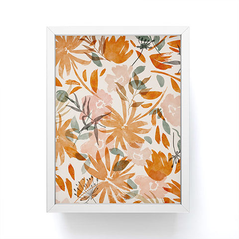 Marta Barragan Camarasa Abstract wild garden 87 Framed Mini Art Print