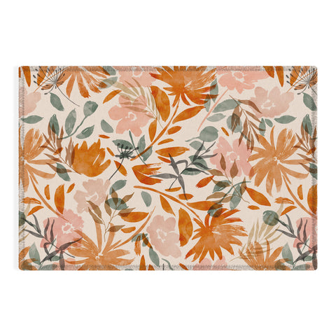 Marta Barragan Camarasa Abstract wild garden 87 Outdoor Rug