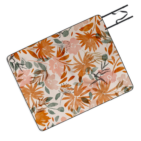 Marta Barragan Camarasa Abstract wild garden 87 Picnic Blanket