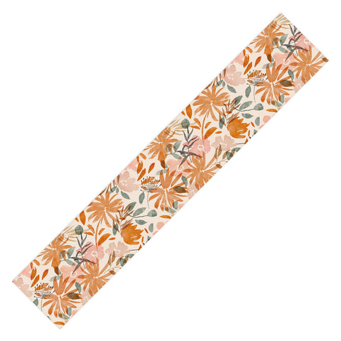 Marta Barragan Camarasa Abstract wild garden 87 Table Runner