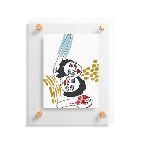 Marta Barragan Camarasa Always together Floating Acrylic Print