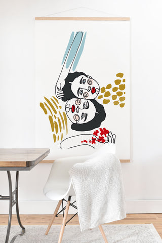 Marta Barragan Camarasa Always together Art Print And Hanger