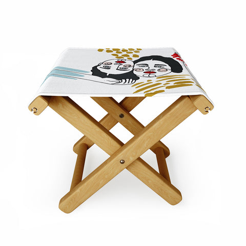 Marta Barragan Camarasa Always together Folding Stool