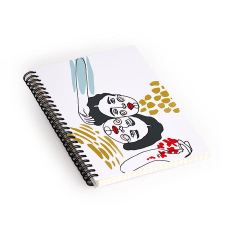 Marta Barragan Camarasa Always together Spiral Notebook