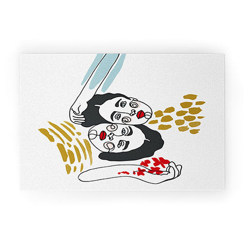 Marta Barragan Camarasa Always together Welcome Mat