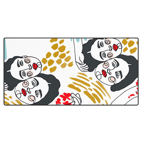 Marta Barragan Camarasa Always together Desk Mat