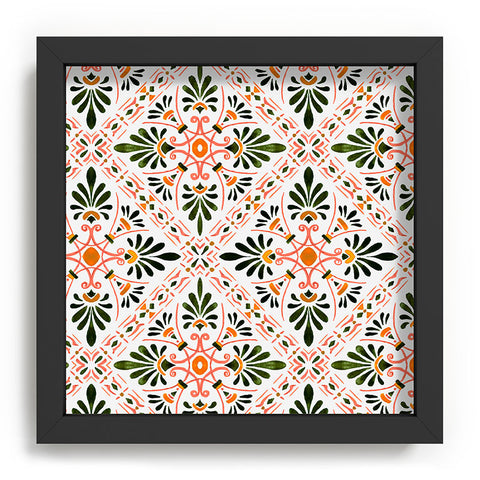 Marta Barragan Camarasa Andalusian mosaic pattern I Recessed Framing Square