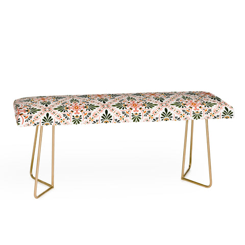 Marta Barragan Camarasa Andalusian mosaic pattern I Bench
